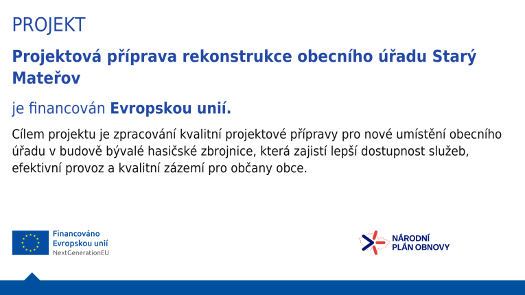 rekonstrukce obecního úřadu 