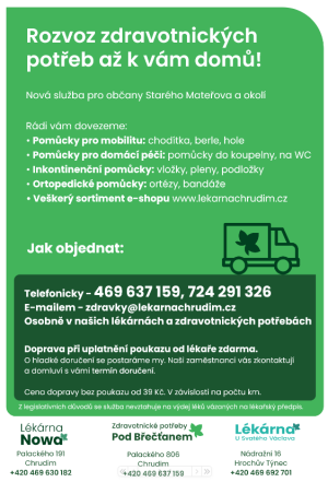 Rozvoz zdravotnických potřeb